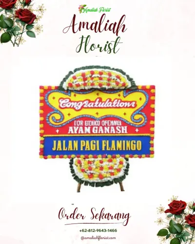 Bunga Papan Congratulation di Belimbing